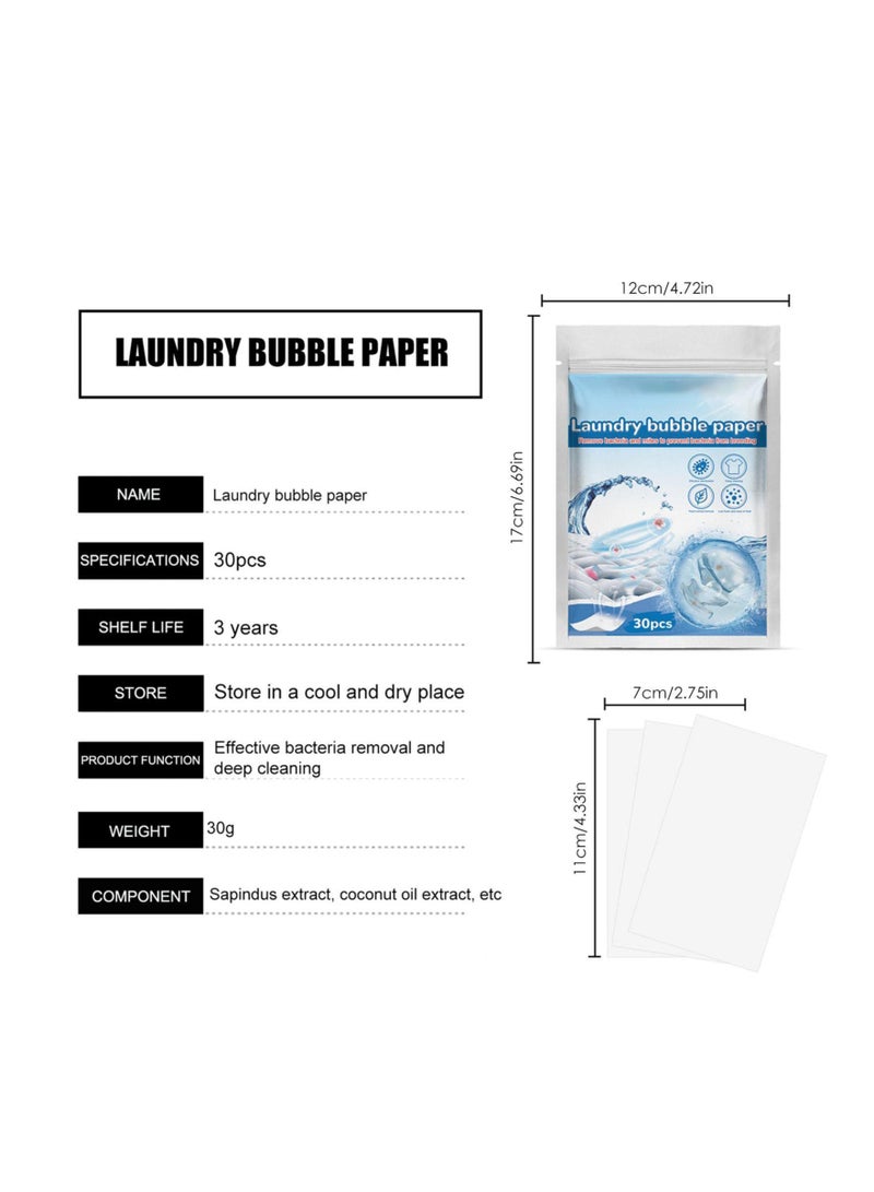 Generic Eco-Friendly Laundry Detergent Sheets, 60 Biodegradable Sheets, Zero Waste, Cruelty-Free, for Sensitive Skin  - Image 5