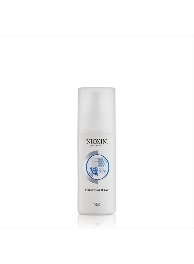 Nioxin Thickening Spray, 3D Styling Hairspray With ProThick Technology, Adds Volume and Texture for Thinning Hair, 5.1 oz - Image 1