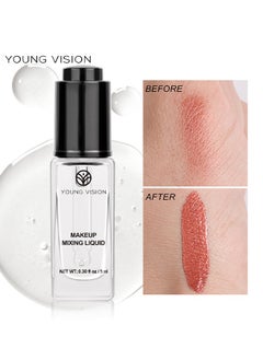 Makeup Mixing Liquid， Eyeshadow/Foundation Mixing Medium, Eyeliner Sealer, Pigment Enhancer, Glitter Adhesive, Waterproof Custom Makeup Converter 9ml