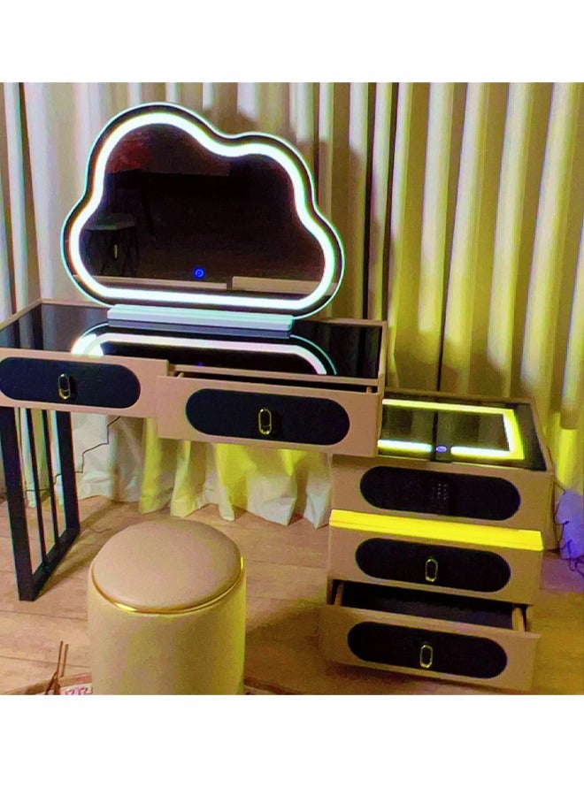 شي ون تسريحة مكياج عصرية بخزنة ببصمة وشاحن لاسلكي وتصميم فاخر - Image 1