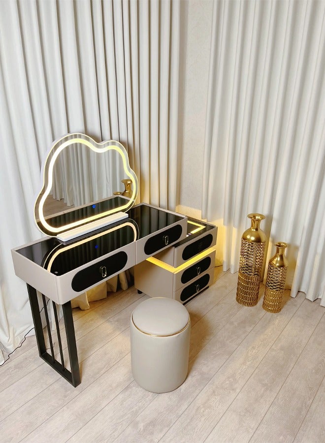 شي ون تسريحة مكياج عصرية بخزنة ببصمة وشاحن لاسلكي وتصميم فاخر - Image 5