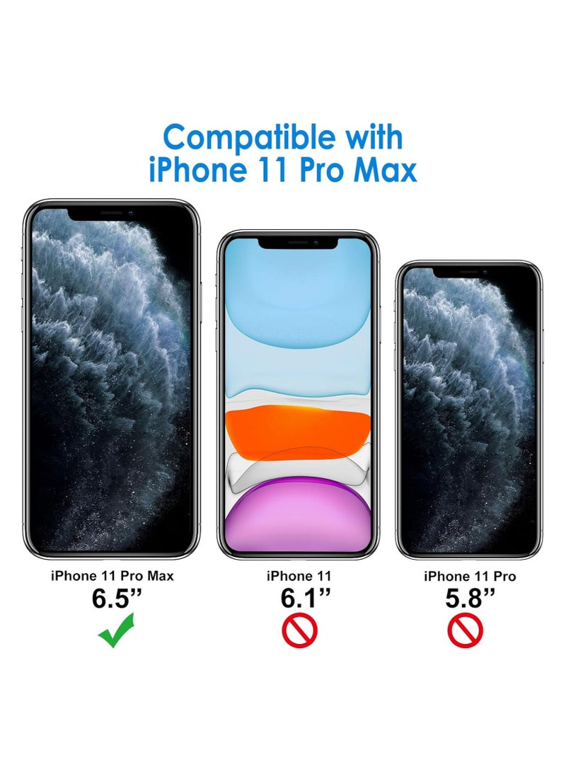 Mismo Clear Shockproof Case for iPhone 11 Pro Max – Ultra Thin Transparent TPU Cover, Anti-Scratch & Anti-Yellowing Crystal Clear Protective Bumper Case - Clear - Image 2
