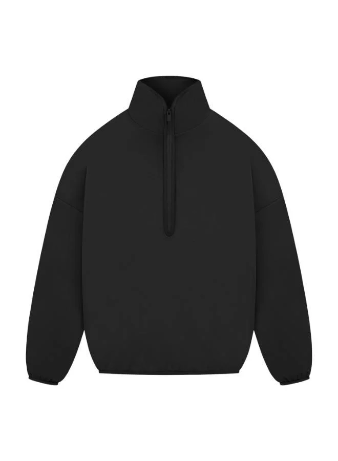 اديداس سترة رياضية بسحاب نصفي من الفليس والسويد من فير أوف جاد