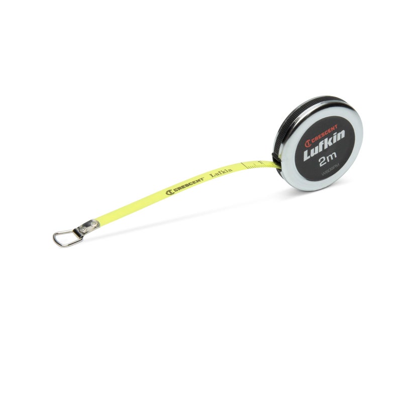 Lufkin Crescent Lufkin 6mm x 2m Executive Diameter Yellow Clad A20 Blade Pocket Tape Measure - W606PM  - Image 1