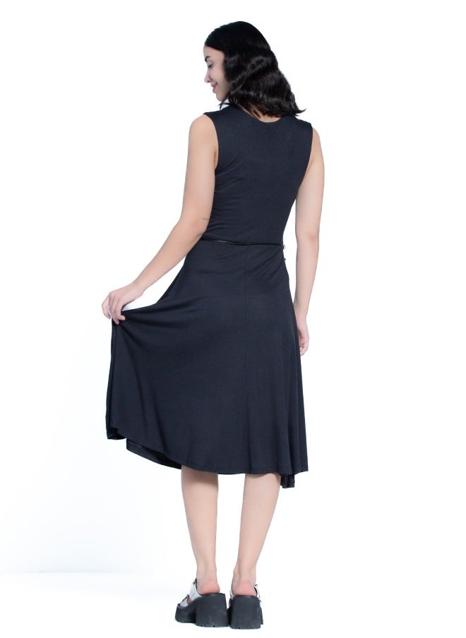 Women's Black Sleeveless Midi Dress - pzsku/Z1BBA9BDF5E25F7014723Z/45/_/1726914379/1e602ce0-a40e-4a2b-93d0-6601cbfbdf7c