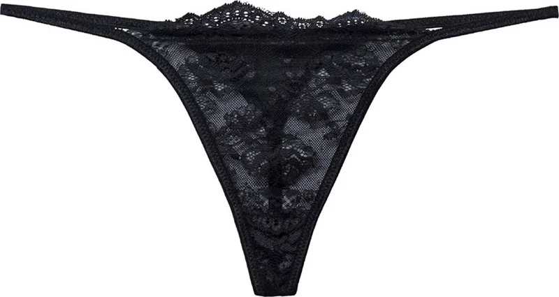 ماجيك فورم 823 Long Back Long Front Short Lace Sponge Bra Nightgown - Black