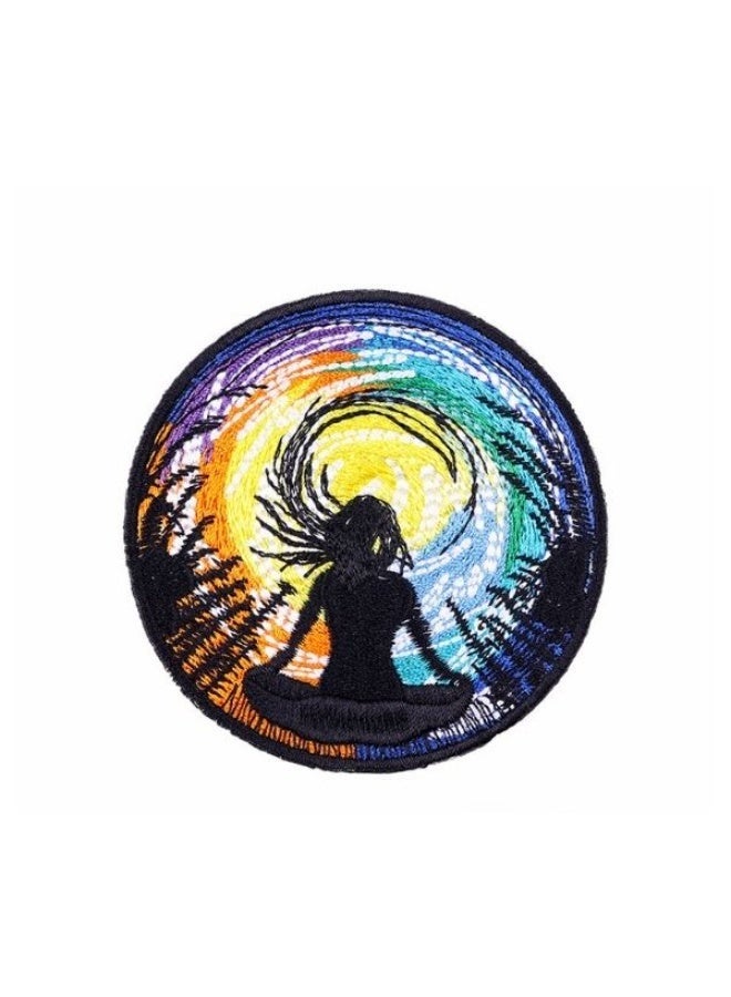 Project Nomad Velcro Hook Patch, Tacti-Cool LOVE & KINDNESS Collection, Yoga  for bag/vest, tech gadgets for kids & adults, for school backpack, for pencil case, for gym bag, gift for men/women 8x8 - Image 1