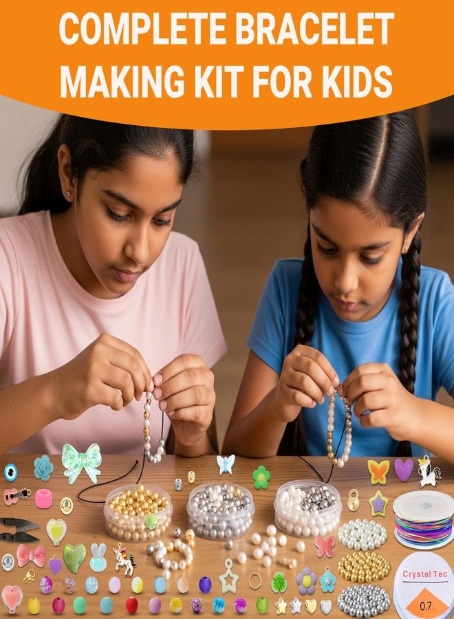 STEMTICS Bracelet Making Kit for Girls Age 12-15 Years Old with Beads and Charms | Stylish Jewellery Birthday Gift Set for Girl Kids 12, 13, 14, 15 Year Old (Bracelet Buddies) - Image 3