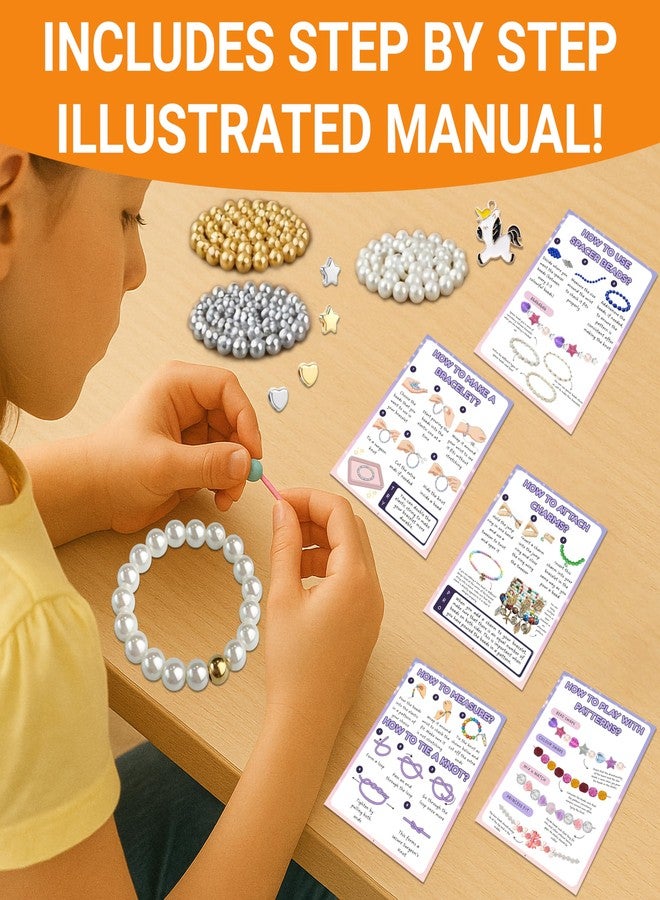 STEMTICS Bracelet Making Kit for Girls Age 12-15 Years Old with Beads and Charms | Stylish Jewellery Birthday Gift Set for Girl Kids 12, 13, 14, 15 Year Old (Bracelet Buddies) - Image 5
