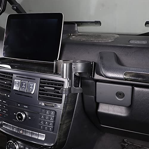 TINKI Car Multifunctional Phone Holder Compatible With 2007 2008 2009 2010 2011 2012 2013 2014 2015 2016 2017 2018 Mercedes Benz G-Class W463 G500 G550 G55 G63 G65 Phone Mount, Water cup holder (black) - Image 5