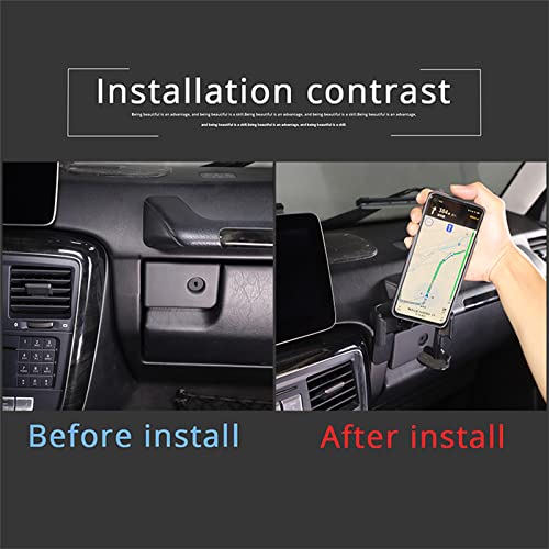 TINKI Car Multifunctional Phone Holder Compatible With 2007 2008 2009 2010 2011 2012 2013 2014 2015 2016 2017 2018 Mercedes Benz G-Class W463 G500 G550 G55 G63 G65 Phone Mount, Water cup holder (black) - Image 4