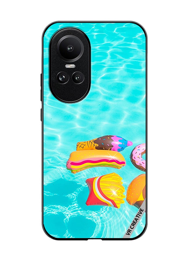 VR CREATIVE Protective Case Cover For Oppo Reno 10 Pro Food Chill Design Multicolour - Image 1