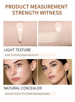 OCHEAL CC + Liquid Foundation - SPF50+ Sunscreen, Colour Correcting Face Sunscreen And Foundation, Pre-Makeup Primer Moisturizing Skin Concealer  (#02)  - Image 4