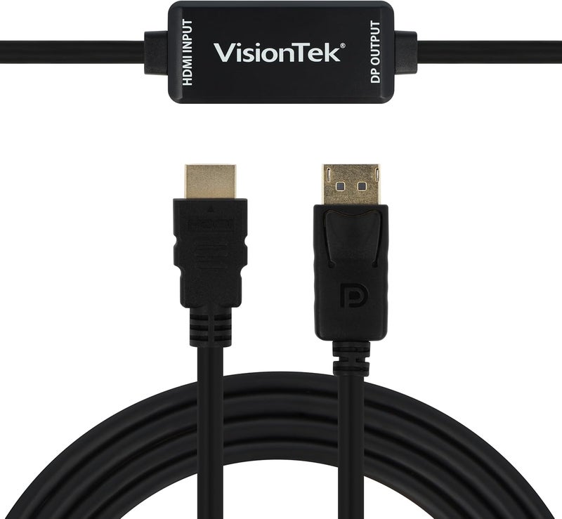VisionTek HDMI to DisplayPort 1.5M Active Cable (M/M) - 900822 - Image 1