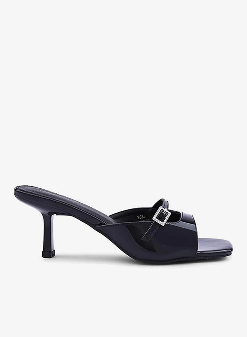 أيقون أحذية كعب مفتوحة الإصبع مطرزة