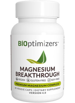 BiOptimizers Magnesium Breakthrough - version 4 - Natural Sleep and Brain Supplement - 60 caps  - Image 1