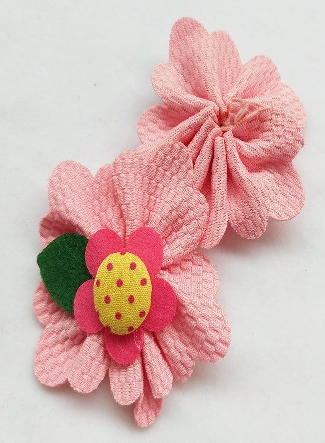 Chenkou Craft Large 6CM Padded Felt Ribbon Flowers Bow Appliques Decoration 15pcs - Image 2