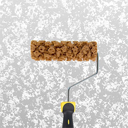 Hanroy Sponge Paint Roller Small 6" for Texture Painting Decorators Brush Tool, Fast and Easy Pattern Art Sponge Roller for Home Wall(M60) - Image 1