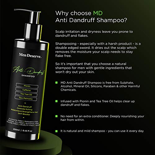 Men Deserve Anti Dandruff Shampoo for Men - Image 4
