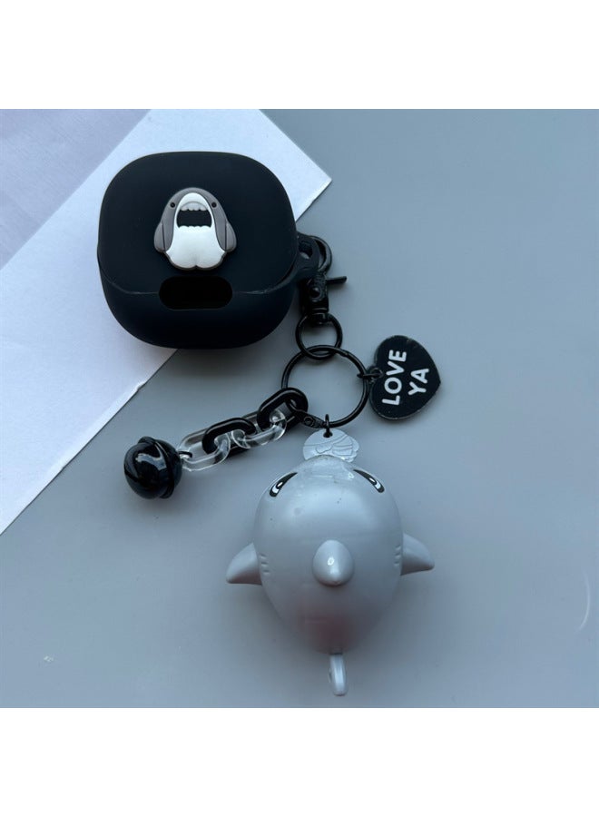 Loquat Suitable For Sound Wide Anker Soundcore Liberty4NC Wireless Bluetooth Headset Protective Case Cartoon Soft Case-Color:47+ Pendant-Model:Soundcore Liberty 4 Pro  - Image 1