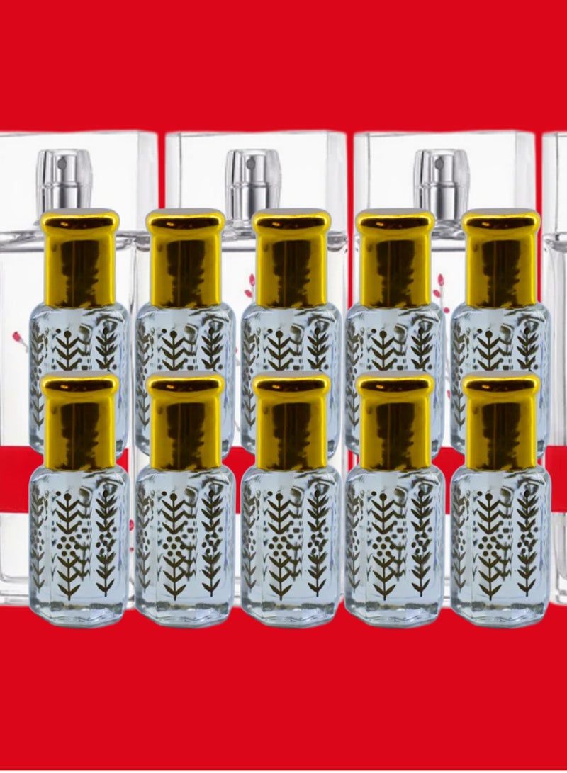 10 Pieces In Red Essential Oil For Women Original Clear 6 Ml