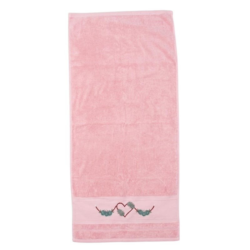 Hand Towel 100% Egyptian Cotton Hand Embroidered Hand Towel 50x100cm 250g High Absorbency Soft Home Hotel Made in Egypt - Handmade Heart - Image 3