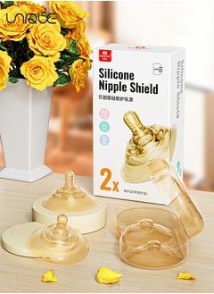 2 Pcs Contact Nipple Shields - Double Silicone Breast Shield - Ultra-Thin and Super-Soft Food-Grade Silicone Nipple Extender - With Storage Box - Nano Silver - pzsku/Z1BBB8194690DE66A1B24Z/45/_/1736415444/32be597b-a800-42b7-8e1f-7ebf08584769