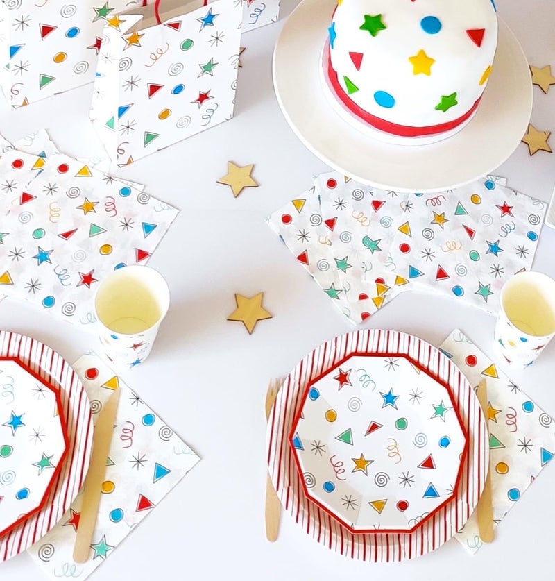 Pooka Happy Colors Superhero Party Plates Pack of 8 - Image 2