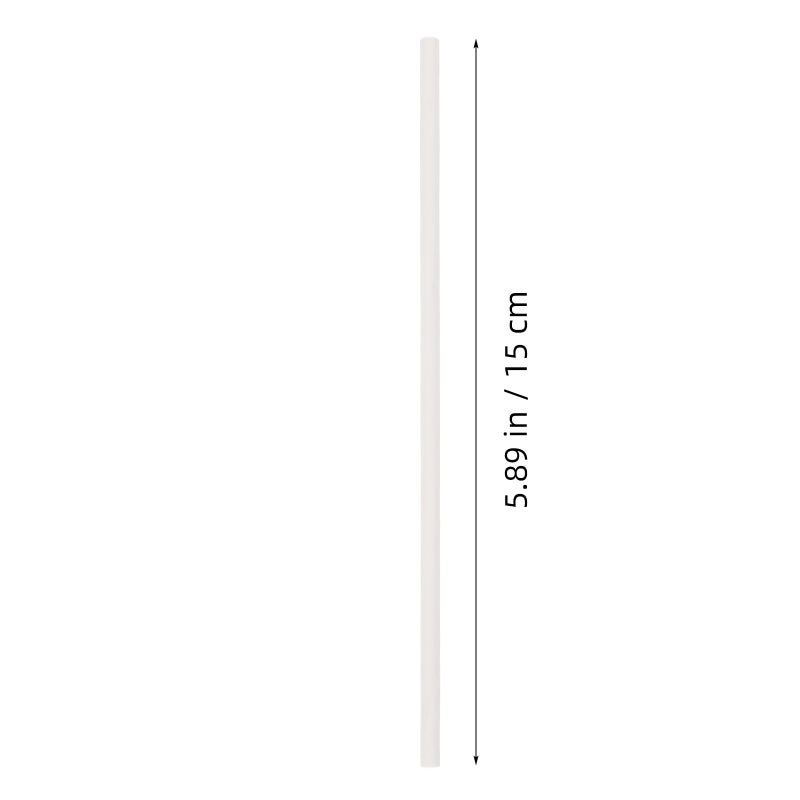 100pcs White Paper Lollipop Sticks For Cake Cake Supplies Candy Making Stick Candy Treat Sticks White Lollipop Sticks Lollipop Making Lollipop Paper Sticks - Image 2