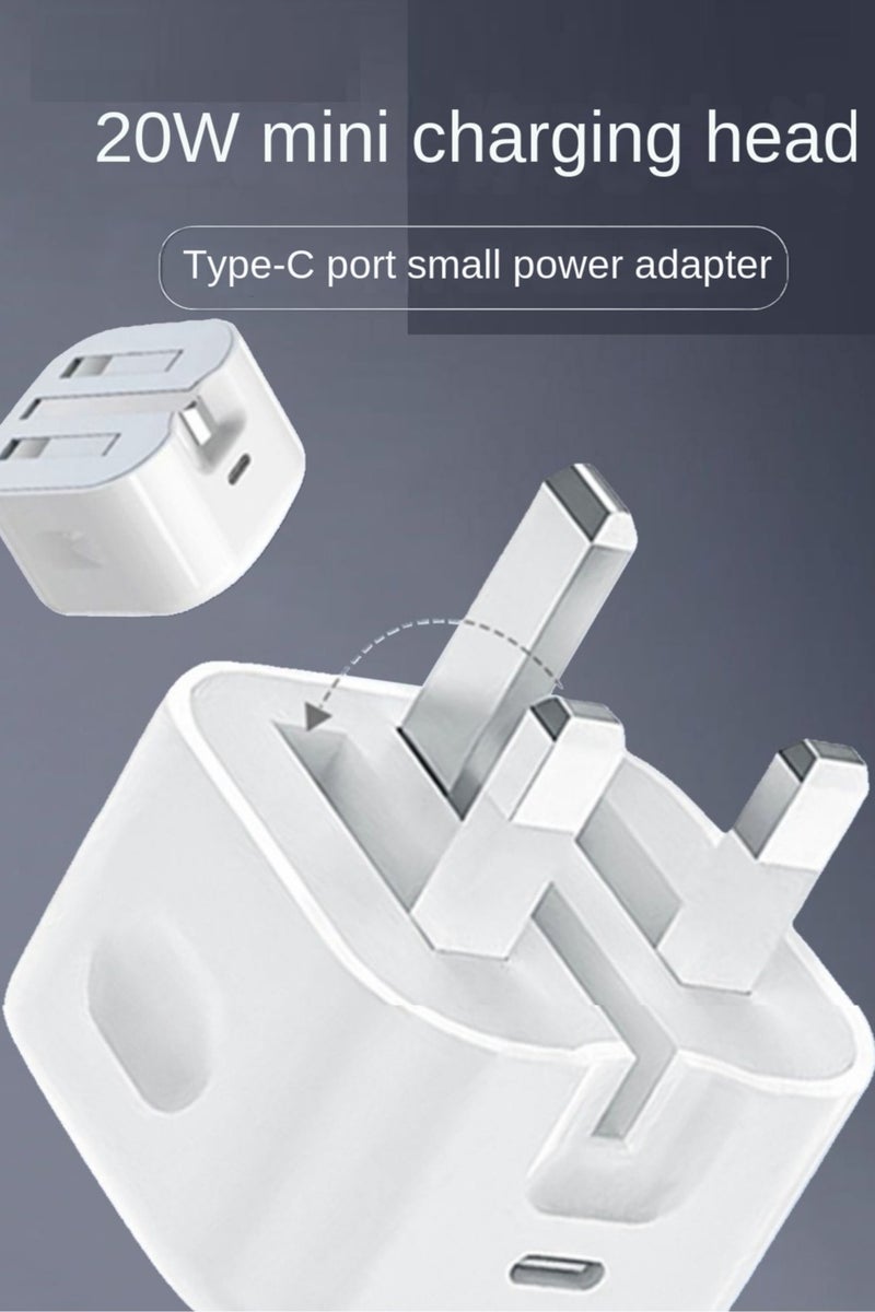 Gasin iPhone 20W Fast Charger | USB C Wall Fast Charger Compatible with iPhone 15/14/14 Pro/14 Pro Max/13/12/SE2020/11/XR/XS Max/X/iPad  - Image 3
