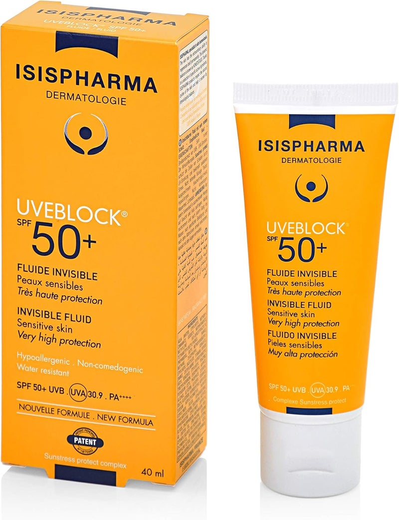 ISIS PHARMA Pharma UVEBlock 50+ Invisible Fluid, 40 ml 1+1 OFFER - Image 2