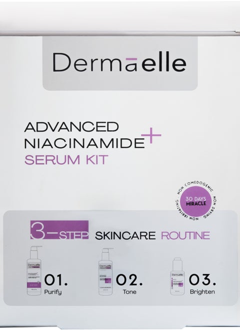dermaelle advanced niacinamide serum kit