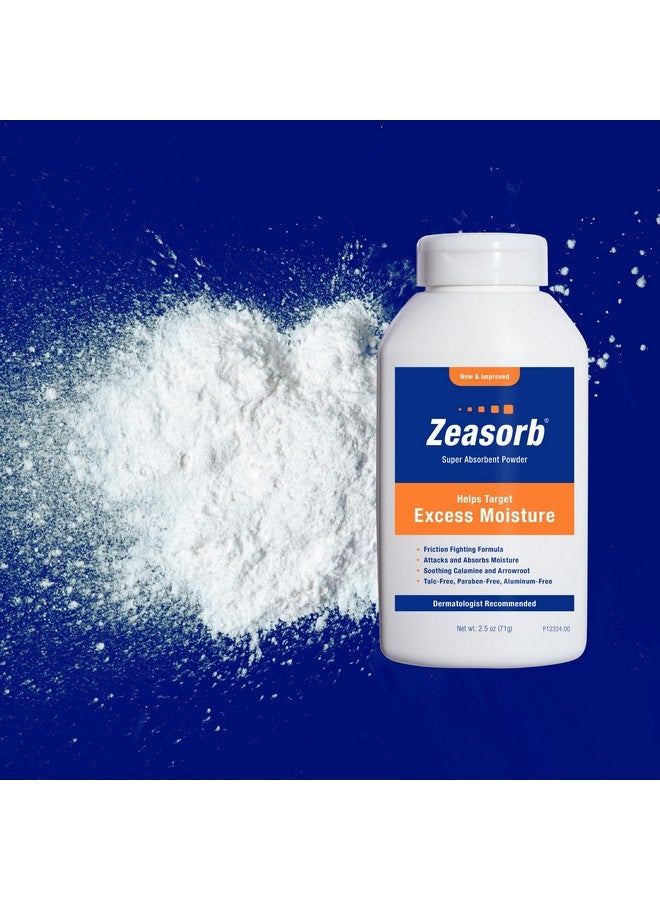 Zeasorb Prevention, Super Absorbent Excess Moisture Powder To Prevent Chafing & Itching, 2.5 Oz - Image 4