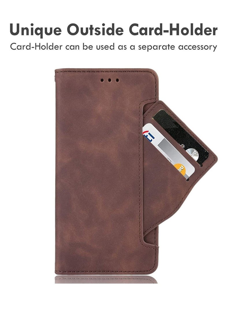 Excefore Case for Samsung Galaxy Z Fold 2 5G Case Cover, Wallet case, Classic Leather Wallet Foldable Case with Credit Card Holder  - Image 4
