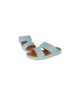Barjeel Uno Mens Elegant Arabic Sandals B 03 SkyBlue