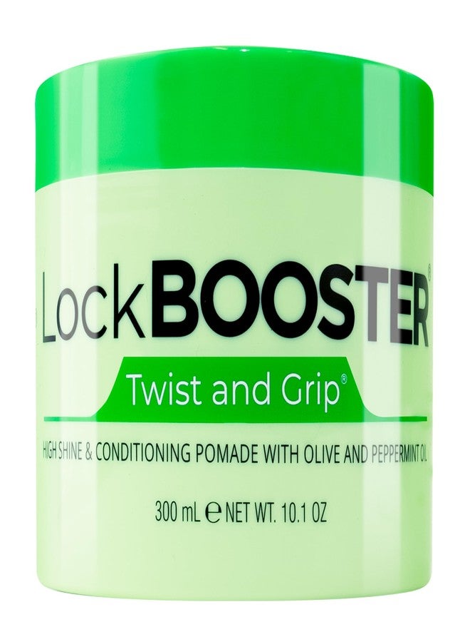 Style Factor Lock BOOSTER Twist & Grip Braid Gel (10.1 Oz.) with Olive and Peppermint Oil - Strong Hold, Flake-Free, Frizz-Free Hair Braiding Gel for Defined & Long-Lasting Twists, Locs & Braids - Image 1
