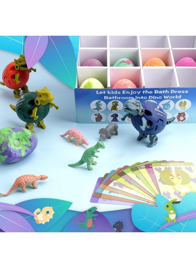 STARYAR Bath Bombs for Kids with Surprise Toys Inside - 16 Pack Organic Dinosaur Bath Bombs Gift Set, Dinosaur Toys for Kids 3 4 5 6 7 8 9 Years, Bubble Bath Toys, Christmas Gifts, Stocking Stuffers for Kids  - Image 5