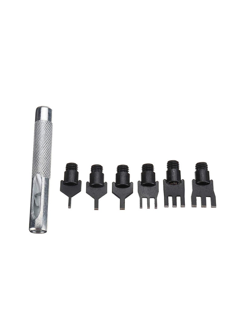 GGOOT Craft Tool Leather Thonging Chisel Set 3008-00 Belt Hole Punching Crafting Tools  - Image 1