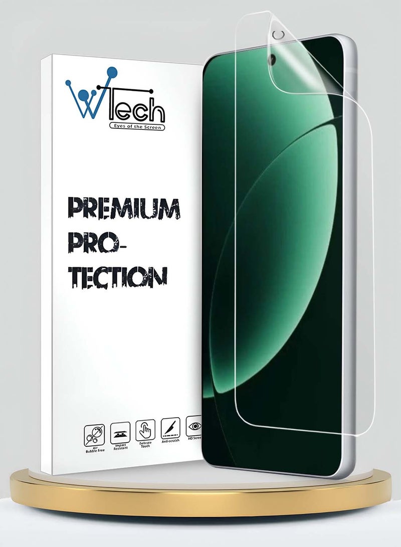 دبليو تيك واقي شاشة ريلمي GT8 5G 2025 الفاخر من هيدروجيل رقيق ومرن (MSHFMN) - شفاف - Image 1