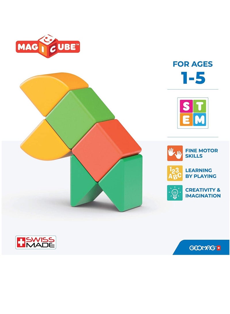 جيوماغ مجموعة جيوماج ماجيكوبي للاشكال المبتدئة 6 قطع - Image 2