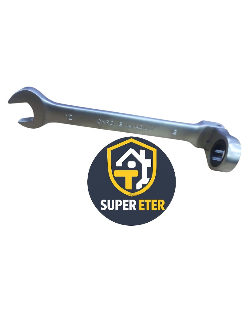 سوبر  ايتير مفتاح مشترك مفصلي مقاس 12 مم كروم فاناديوم SUPER ETER – موديل 10005002 – وزن 110 جرام - Image 4