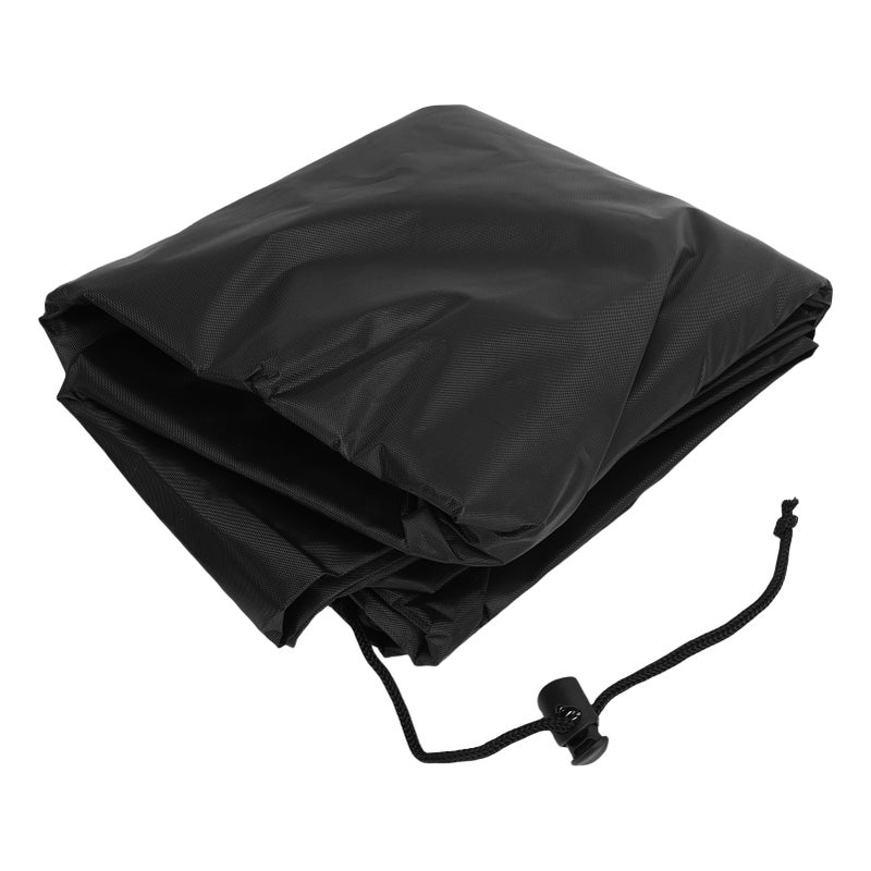 Full Length Mirror Dust Cover 210D Polyester Silver Coated Water Proof Floor Mirror Cover Protector for Indoor Black - Image 4