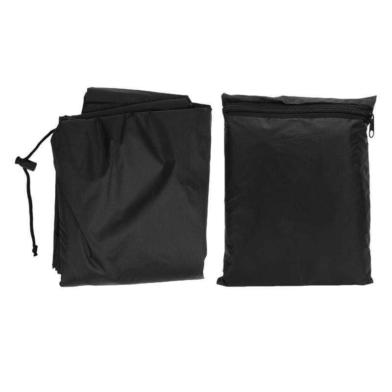 Full Length Mirror Dust Cover 210D Polyester Silver Coated Water Proof Floor Mirror Cover Protector for Indoor Black - Image 1