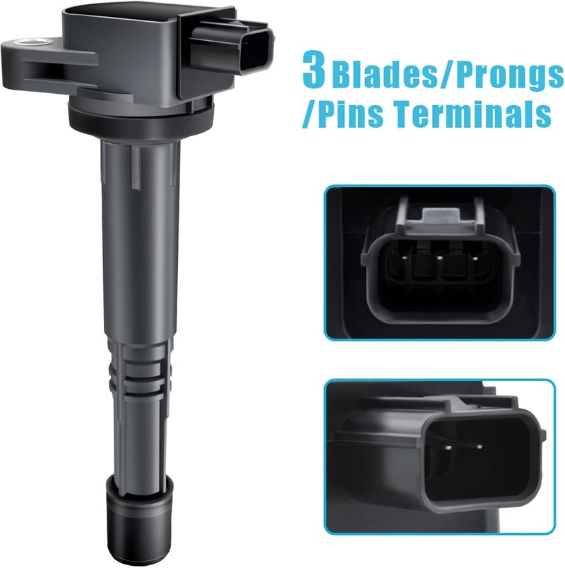 MAS Pack of 4 Ignition Coils for Honda Accord, Civic, CR-V, Crosstour, Acura ILX 2.4L L4 - Image 3