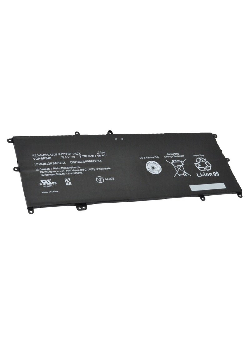 Battery for Sony BPS40-4S1P – Sony Vaio SVF14N15STS, SVF15N1E2ES, SVF15N28SCP Laptops (3200mAh, 4-Cell) - Image 2