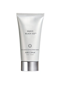 Arcona Magic Black Ice Icelandic Volcanic Sand Black Lava Charcoal And Mandelic Acid Exfoliate Purify Brighten And Decongests Skin 2 Oz. Made In The Usa  - Image 1
