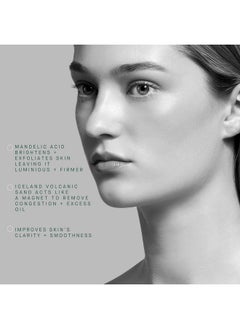 Arcona Magic Black Ice Icelandic Volcanic Sand Black Lava Charcoal And Mandelic Acid Exfoliate Purify Brighten And Decongests Skin 2 Oz. Made In The Usa  - Image 5
