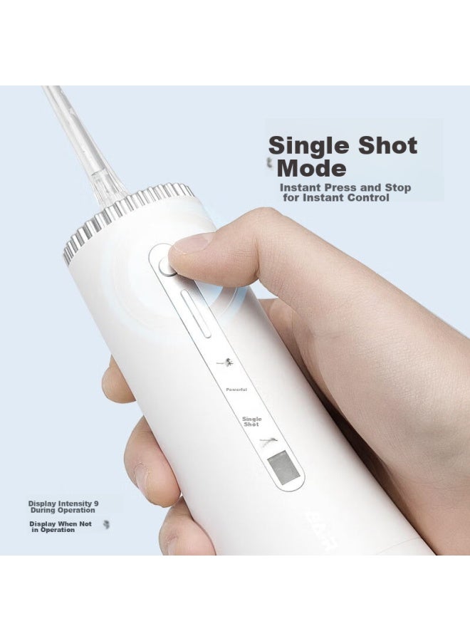 B-Air Bair M11 Intelligent Sterilizing Electric Oral Irrigator, Professional Led Smart Display Water Flosser With Large Water Tank, Home Use, Orthodontic Specialized Teeth Cleaning And Oral Care Device Gift Box, No. 1 Tower Professional White - Image 3