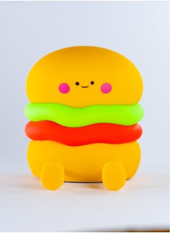 Hamburger Night Light – Touch Control, Soft & Cozy LED Light, Silicone - USB Rechargeable Girls Newborn Room Decor Silicone Cute Night Light for Kids USB Rechargeable for Children Gift Light Touch Silicone - pzsku/Z1BBCCB8983D6227AC746Z/45/_/1738830125/b788bad4-f09f-46ed-88f2-0aca18dc7e9d