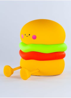 Hamburger Night Light – Touch Control, Soft & Cozy LED Light, Silicone - USB Rechargeable Girls Newborn Room Decor Silicone Cute Night Light for Kids USB Rechargeable for Children Gift Light Touch Silicone - pzsku/Z1BBCCB8983D6227AC746Z/45/_/1738830127/e383f31b-2832-47e2-ac16-000fc3d00bf1